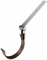 Rynny i akcesoria - Cellfast Hak rynnowy metalowy regulowany 75 mm brąz - miniaturka - grafika 1