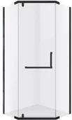 Kabiny prysznicowe - Durasan Diamond 90x90x195 czarna BB DKS-5 BLACK/90 - miniaturka - grafika 1