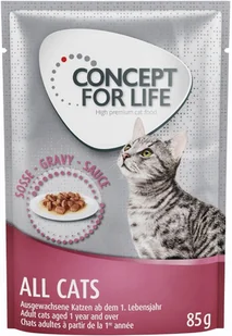 Concept for Life Concept for Life All Cats w sosie - 48 x 85 g - Mokra karma dla kotów - miniaturka - grafika 2