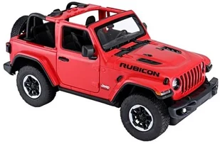Rastar Samochód Jeep Wrangler czerwony 132341 - Zabawki zdalnie sterowane - miniaturka - grafika 2