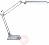 Lampy stojące - MAUL Jakob GmbH LED lampa stołowa Atlantic m. Stojak srebrny - miniaturka - grafika 1