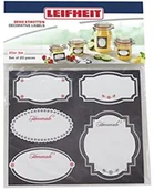 Pojemniki kuchenne - Leifheit LEIFHEIT 3218 dekoracyjna etykiet Czarny/biały 3218 - miniaturka - grafika 1