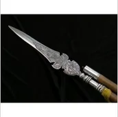 Repliki - broń - WSPANIAŁA BOGATO ZDOBIONA WŁÓCZNIA 604 - miniaturka - grafika 1