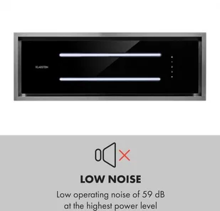 Klarstein High Line 90 Czarny (CGCH3-Highline-90) - Okapy kuchenne - miniaturka - grafika 7