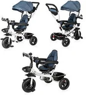 Rowerki trójkołowe - Stars Rowerek trójkołowy 3w1 obracany Stars N-66070 - miniaturka - grafika 1