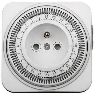 Solight przełącznik czasowy mechaniczny dobowy - Liczniki energii elektrycznej - miniaturka - grafika 2