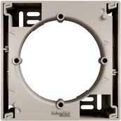 Gniazdka elektryczne - Schneider Asfora podstawa naścienna natynkowa brązowa EPH6100169 - miniaturka - grafika 1