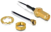Kable - Delock Kabel antenowy RP-SMA - MHF(I-PEX) M/F U.FL-LP-068 35cm (HA-FR15-LP-E HA-FR15-LA-E) - miniaturka - grafika 1