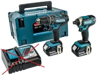 Zestawy elektronarzędzi - MAKITA Wiertarko-wkrętarka DLX213TJ + DTD152 131796 - miniaturka - grafika 1