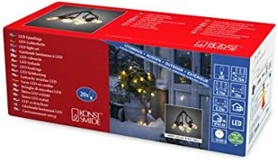 Konstmide CHRISTMAS Łańcuch świetlny Biergarten 20 kropli bursztyn - Lampy ogrodowe - miniaturka - grafika 2