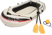 Pontony - Bestway Ponton dmuchany Battle Bomber Raft 188 x 98 cm wiosła + pompka 61108 - miniaturka - grafika 1