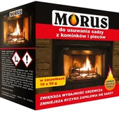 Inne artykuły czyszczące - Bros Proszek do usuwania sadzy z kominków i pieców BROS Morus, 10 szt. - miniaturka - grafika 1