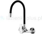 Baterie kuchenne - Invena Verso bateria kuchenna chrom czarny BC82E4S - miniaturka - grafika 1