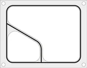 Akcesoria gastronomiczne - Hendi Hendi Matryca forma do zgrzewarek MCS na tackę dwudzielną COLT 227x178 mm Hendi 805510 Matryca forma do zgrzewarek MCS na tackę dwudzielną COLT 227x178 mm Hendi 805510 805510 - miniaturka - grafika 1