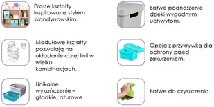 Curver POJEMNIK INFINITY Z PRZYKRYWKĄ SZARY 45L 233941 - Pojemniki kuchenne - miniaturka - grafika 3