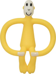 Matchstick Monkey Matchstick Monkey Yellow Gryzak Masujący ze Szczoteczką - Gryzaki dla dzieci - miniaturka - grafika 2