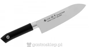 Satake Sword Smith 17 Cm Czarny Nóż Santoku Ze Stali Nierdzewnej - Noże kuchenne - miniaturka - grafika 2