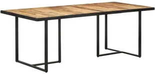 VidaXL Lumarko Stół jadalniany, 200 cm, surowe drewno mango 320697 VidaXL - Stoły - miniaturka - grafika 11