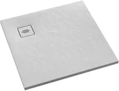 Brodziki prysznicowe - Schedpol Schedline Brodzik kwadratowy kompozytowy Schedline PROTOS White Stone 80x80 3SP.P1K-8080/B/ST-M1/B/ST - miniaturka - grafika 1