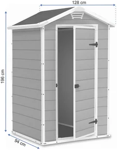 Keter Schowek ogrodowy Manor 128x196x94 cm - Altany ogrodowe - miniaturka - grafika 3