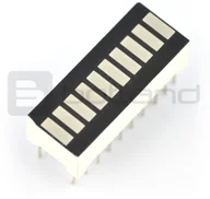 Podzespoły elektroniczne - Wyświetlacz LED linijka OSX10201-GGR1 - 10-segmentowy LED-08169 - miniaturka - grafika 1