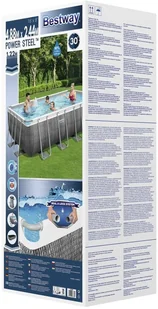 Bestway Lumarko Basen Power Steel z zestawem, prostokątny, 488x244x122 cm 92865 VidaXL - Baseny ogrodowe - miniaturka - grafika 11