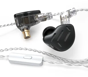 KZ ZAX mic czarne - Słuchawki - miniaturka - grafika 2