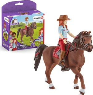 Schleich Horse Club Zestaw Hannah & Cayenne SLH42539 SLH42539 - Figurki dla dzieci - miniaturka - grafika 2