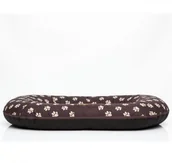 Legowiska dla psów - Hobbydog Legowisko dla psa 78x100 cm Brąz z łapkami XLPPRBZL1 - miniaturka - grafika 1