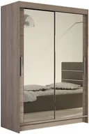 Szafy - Szafa przesuwna Aldo VII - garderoba z Lustrem - miniaturka - grafika 1