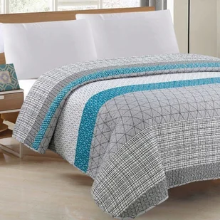 Euromat Dwustronna Narzuta TAVIRA J-0129-5 Mosaic Bez Poszewek 14081 - Narzuty - miniaturka - grafika 2