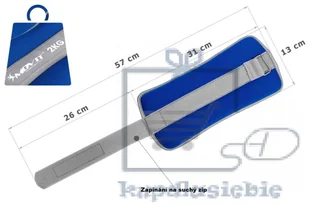 Movit Neoprenowe ciężarki mankiety odblaskowe - 2 x 2 kg - Pozostały sprzęt siłowy - miniaturka - grafika 3