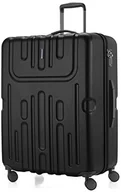 Walizki - Hauptstadtkoffer havel  walizka na bagaż podręczny Walizka Wózek na kółkach walizka walizka podróżna-częściowy zestaw walizek na kółkach-zestaw, TSA, walizek twardych (S/L), kolor: czarny 14031005 - miniaturka - grafika 1