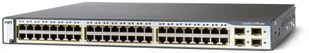 Cisco ^Catalyst 3750 48 10/100 PoE + 4 SFP + IPS Image (WS-C3750-48PS-E) - Switche - miniaturka - grafika 2