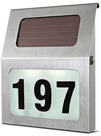 Lampy ogrodowe - Eglo 90497 lampa solarna, wbudowane, srebrny 90497 - miniaturka - grafika 1