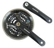 Części rowerowe - SHIMANO Mechanizm Korbowy 8rz Czarny FC-M361 42/32/22 175mm Acera EFCM361E222CL - miniaturka - grafika 1