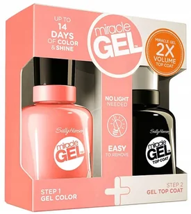 Sally Hansen Miracle Gel Lakier Peach Please 051 - Lakiery do paznokci - miniaturka - grafika 3