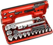 Klucze i nasadki - FACOM Zestaw nasadek 1/2" 6-kątnych 8-32 mm, S.161DBOX1 - miniaturka - grafika 1