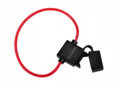 Listwy zasilające - Gniazdo bezpiecznika nożowego (20mm) z przewodem 2 - miniaturka - grafika 1