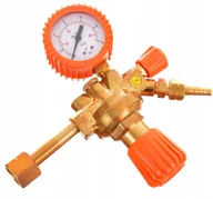 Akcesoria spawalnicze - Reduktor propan propan-butan 1 manometr +zawór - miniaturka - grafika 1