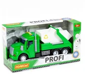 Samochody i pojazdy dla dzieci - POLESIE Auto ciężarowe Kontener B/o 34x12x19 zielony Xpl Waderp - miniaturka - grafika 1