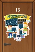 Systemy ekspozycyjne i znaki informacyjne - Kolorowa naklejka na drzwi: Sala Informatyczna EN073 - miniaturka - grafika 1