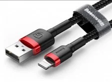 Baseus Kabel CALKLF-C19 Lightning M USB 20 M 2m kolor czarno-czerwony - Kable USB - miniaturka - grafika 13