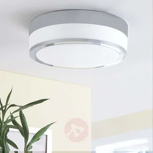 Lampenwelt Lampa sufitowa FLAVI do łazienek, LED E27, chrom - Lampy sufitowe - miniaturka - grafika 2