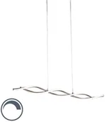 Lampy sufitowe - Paul Neuhaus Nowoczesna lampa wisząca stal LED ściemnialna - Paulina - miniaturka - grafika 1