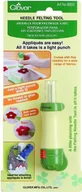 Akcesoria i części do maszyn do szycia - CLOVER Narzędzie do igłowania filcowego, zielone, 1 8900 - miniaturka - grafika 1