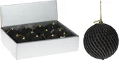 Bombki - Art-Pol BOMBKA BŁYSZCZĄCA 8CM CZARNY HV048606-SW - miniaturka - grafika 1