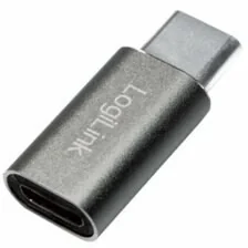 Logilink au0041 USB-C adapter do gniazda micro USB Srebrny AU0041 - Adaptery i przejściówki - miniaturka - grafika 4