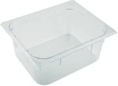 Pojemniki i kosze gastronomiczne - APS Pojemnik GN 1/2 200 mm z poliwęglanu, przeźroczysty | 82017 82017 - miniaturka - grafika 1