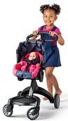Wózki dla lalek - Woody wózek fotelik samochodowy Chichi cats 2w1 - miniaturka - grafika 1